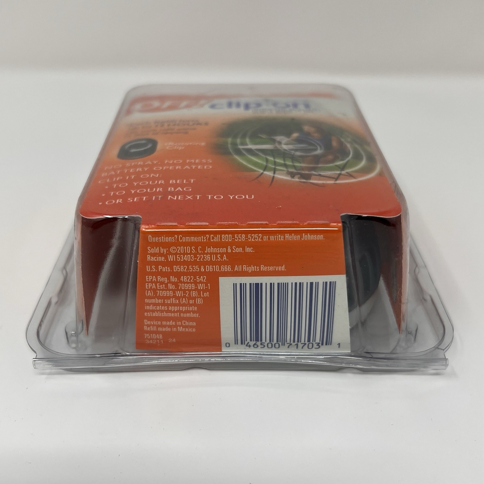 OFF! Clip-On Mosquito Repellent Battery Operated Starter Unit Sealed 2010