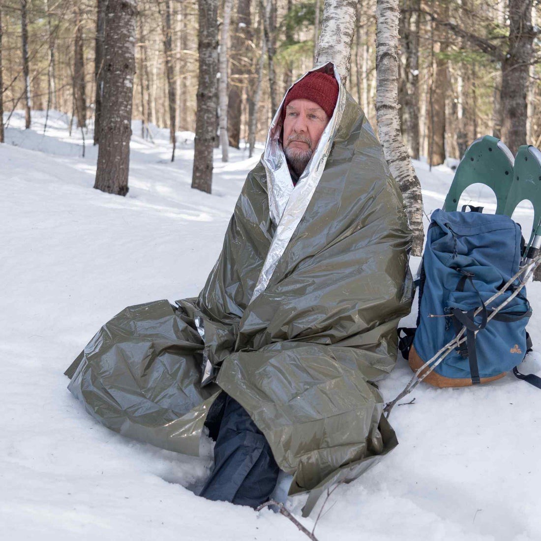 Survive Outdoors Longer Heavy Duty Emergency Blanket, 5 x 8 ft