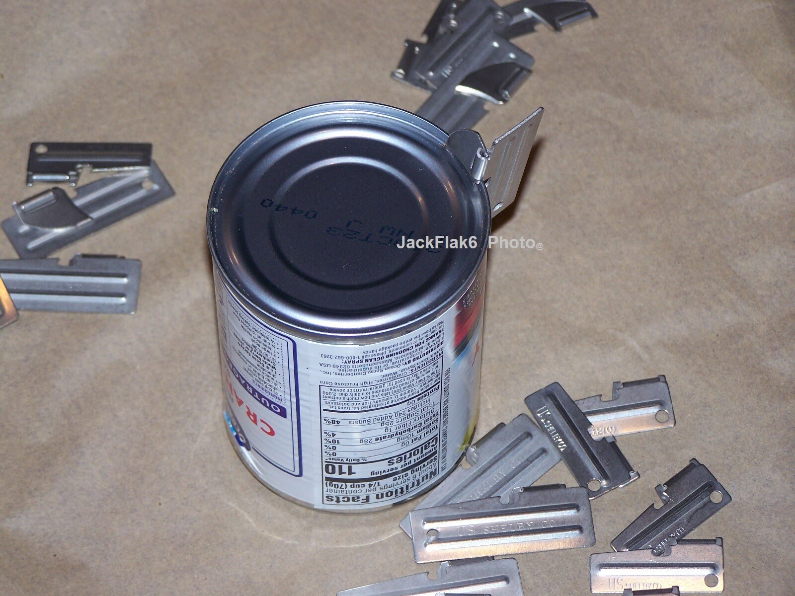 25 P-51 Can Opener Shelby Co USA Military Issue Stainless f/ Mess Hiking Camping