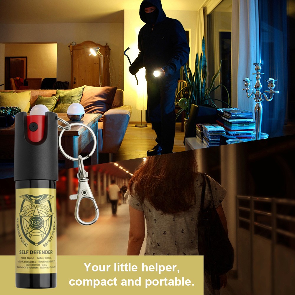 2 Pack Pepper Spray for Self Defense Max Strength Security – 0.68 fl oz