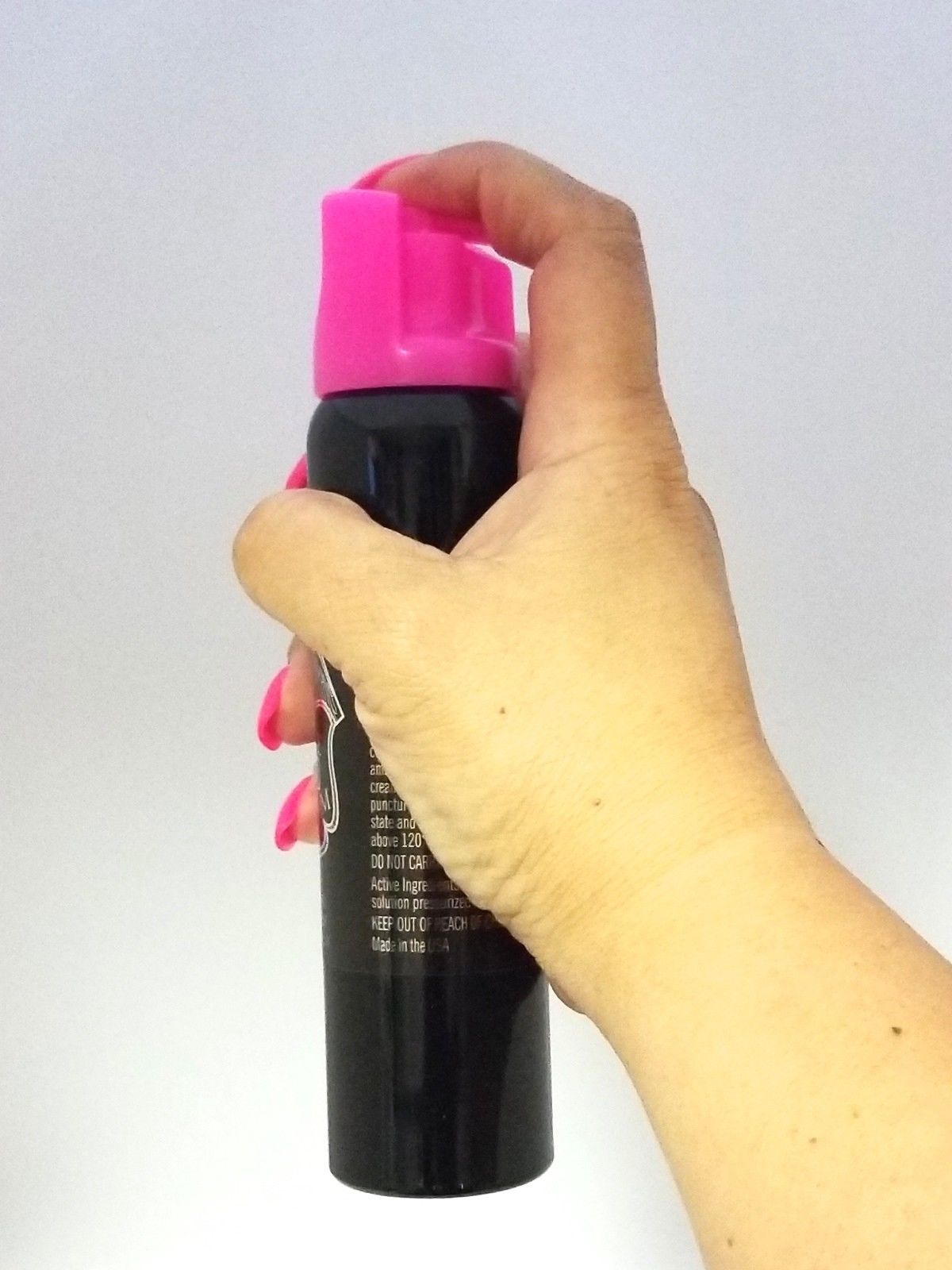2 Police Magnum pepper spray 5 ounce Hot Pink Twist Lock Defense CLOSEOUT SALE