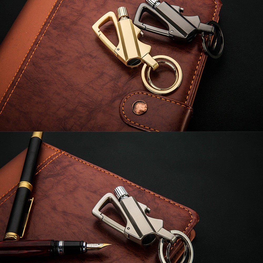 1-3Pack Permanent Match Infinity Lighter with Multitool Keychain Bottle Opener _