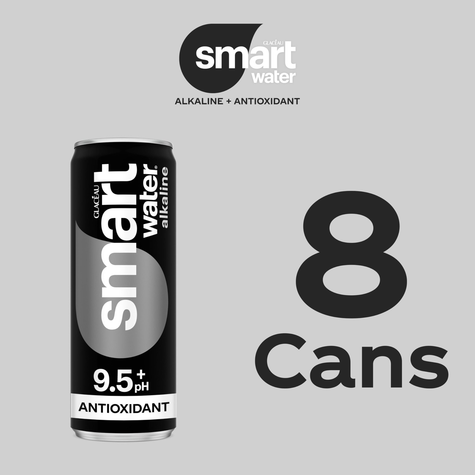 Alkaline + Antioxidant Aluminum Can 12oz 8pk