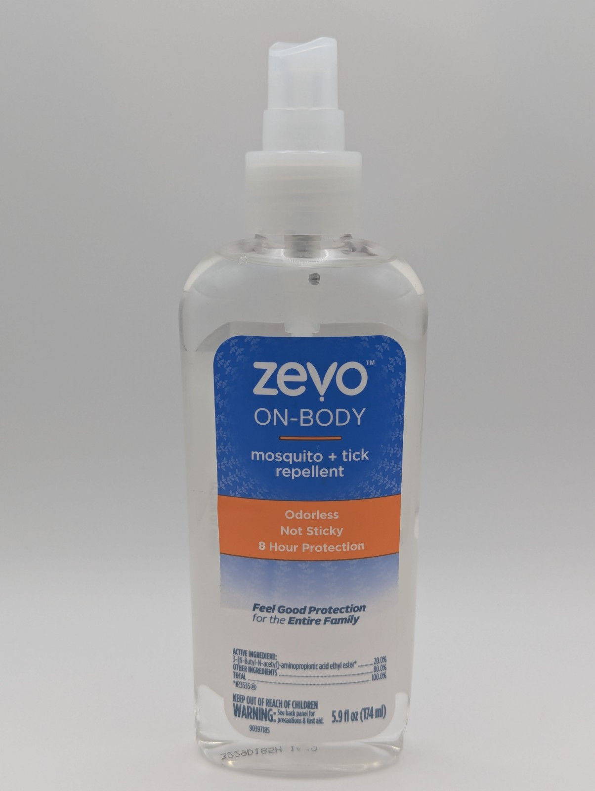 (1) Zevo On Body Mosquito & Tick Repellent Bug Spray 5.9 fl. oz *BRAND NEW*