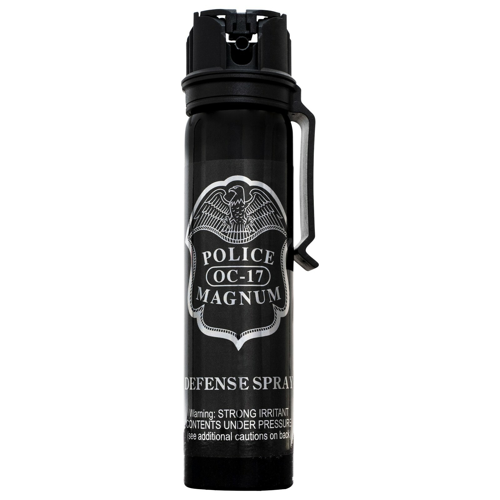 3 POLICE MAGNUM Pepper Spray Self Defense 5oz Flip Top Belt Clip Fogger Security