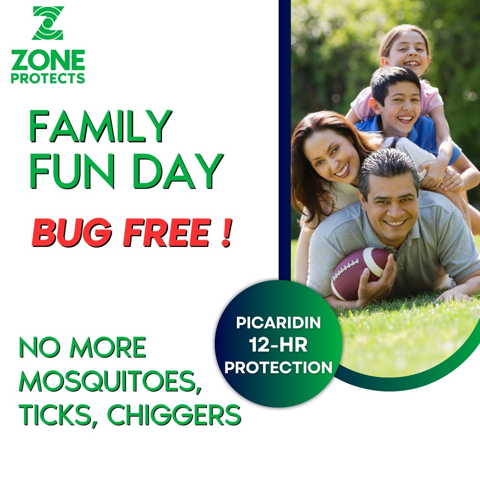 Zone Protects Scented Picaridin Insect Repellent 8oz Refill Twin Pack