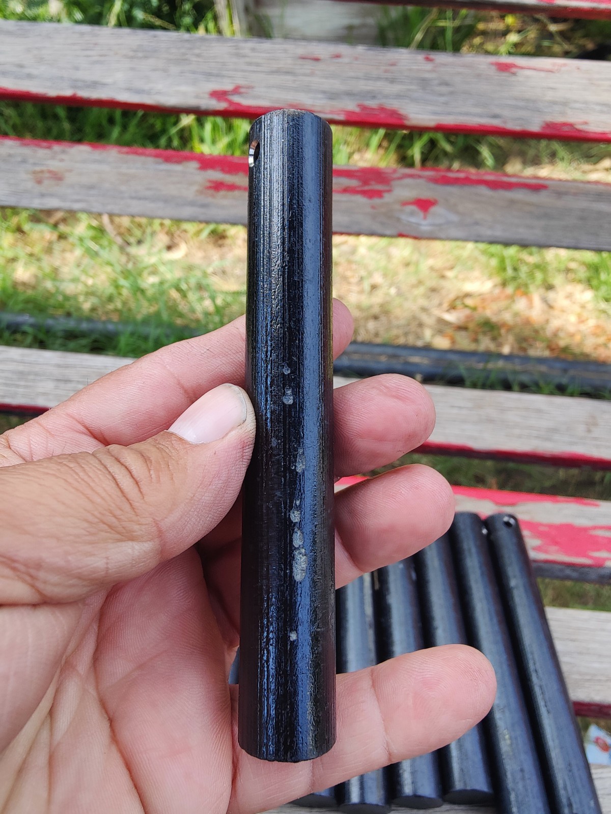 One (1) Ferrocerium Rod 3/4″ X 5″ with defects Mischmetal ferro rod metalmatch