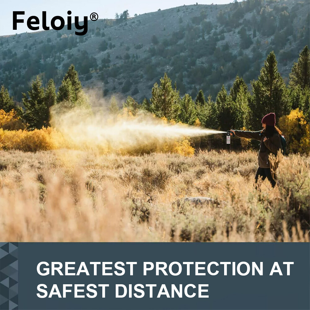 Feloiy Pepper Spray 16oz Powerful Stream Strongest Legal Formula