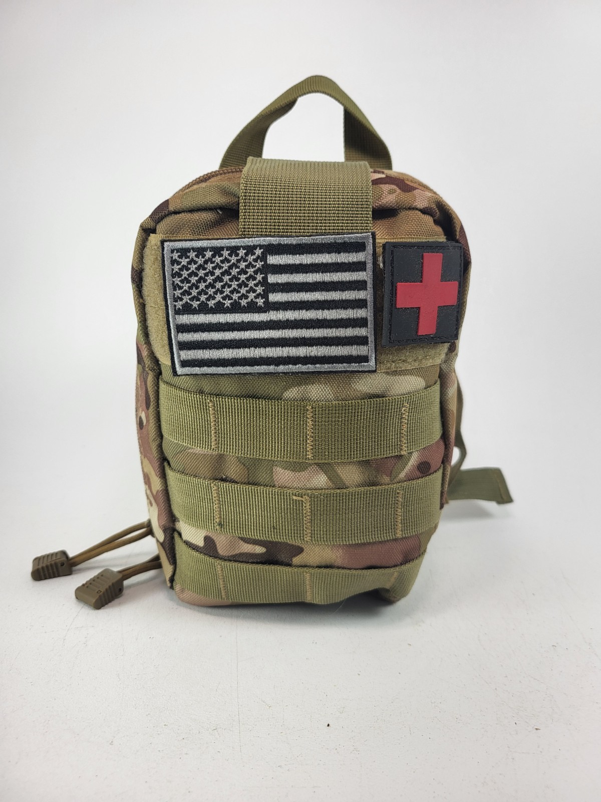 Emergency Survival Kit Bag First Aid Bug out Military Prepper Kit 142 Piece Kit