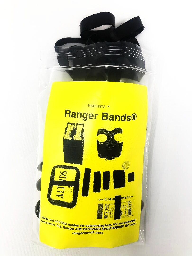 Ranger Bands® 30 Count Heavy Duty EPDM Rubber Tactical Bands Survival USA