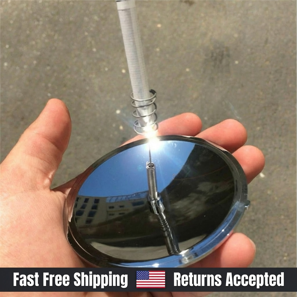 Solar Parabolic Mirror Fire Starter Emergency Survival Camping Hiking Tool Kit