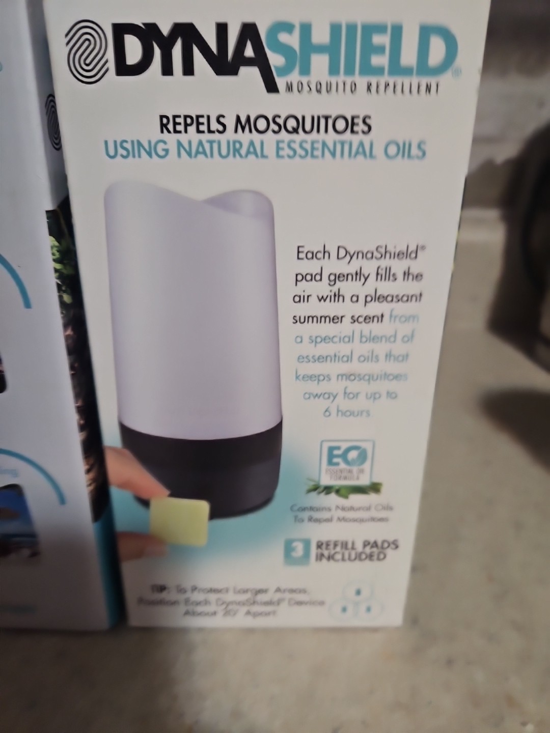 Dynatrap Lot of 2x DynaShield Mosquito Repellent DS1000-OC 3refill repellent NEW