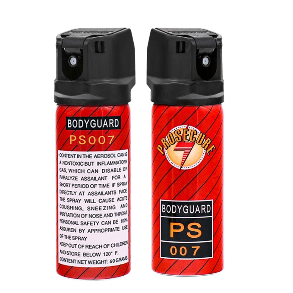 2 Pack PROSECURE Pepper Spray for Self-Defense 2oz Flip Top Red Security