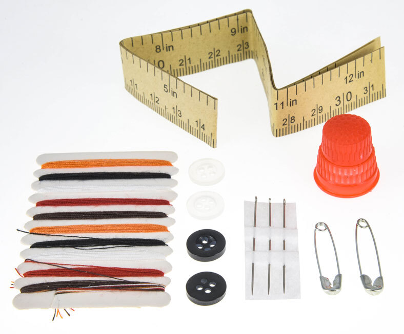 New 12pcs Emergency Travel Sewing Kit Compact Size for Camping and Outdoor