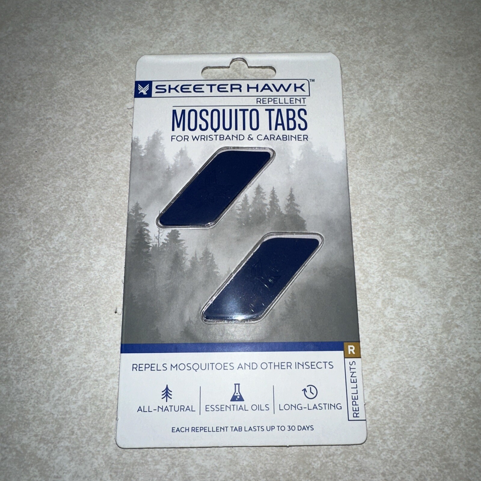 LOT of 5-2 PACK Skeeter Hawk Mosquito Replacement Tabs Wristband Carabiner 10
