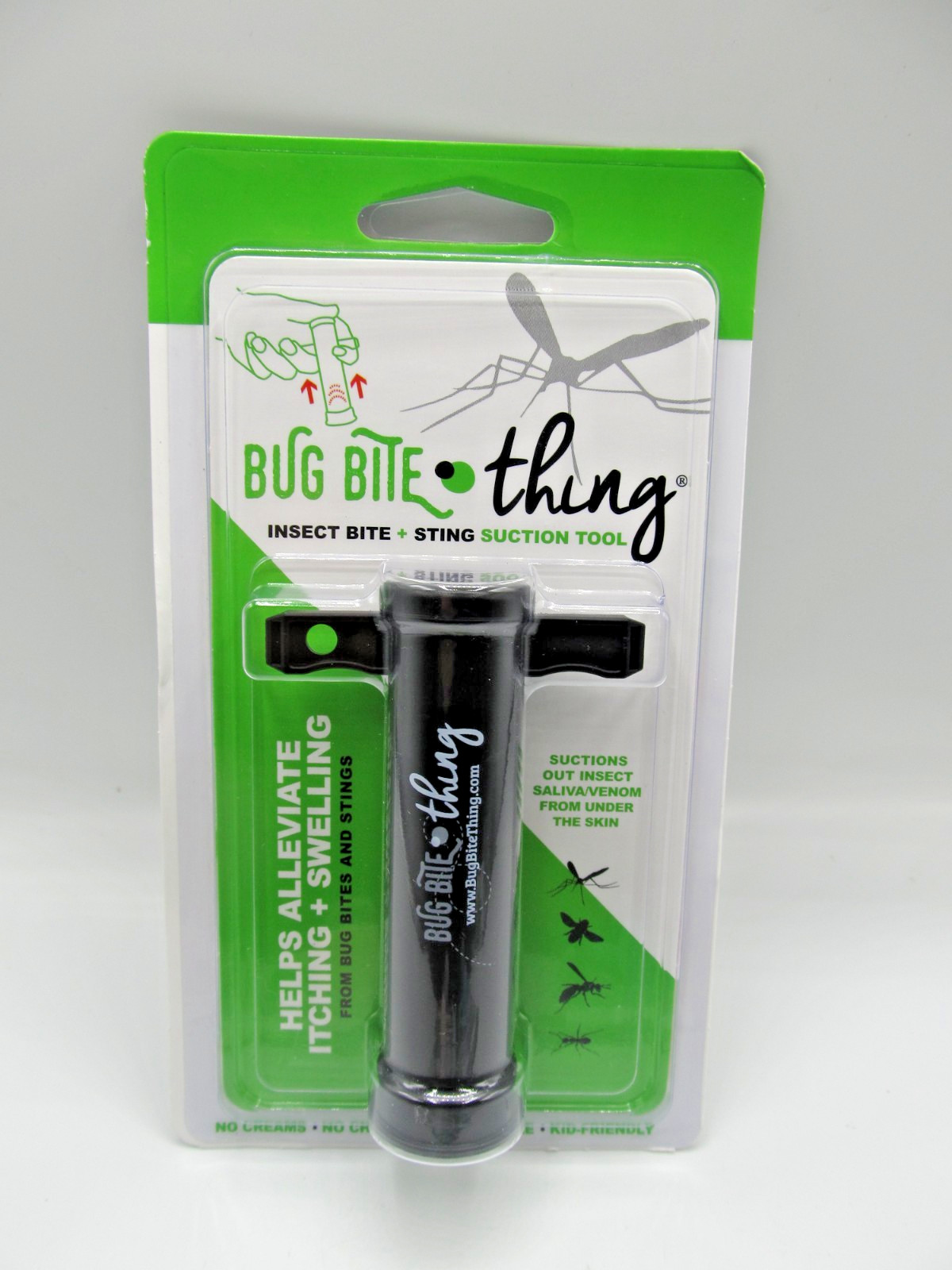 Bug Bite Thing Chemical Free Sting Suction Tool Lot of 4 Black White Pink & Blue