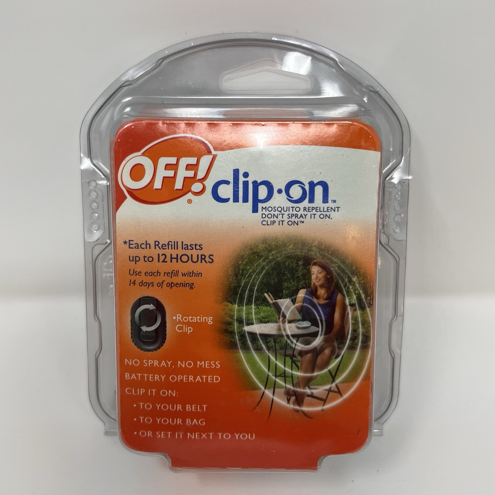 OFF! Clip-On Mosquito Repellent Battery Operated Starter Unit Sealed 2010