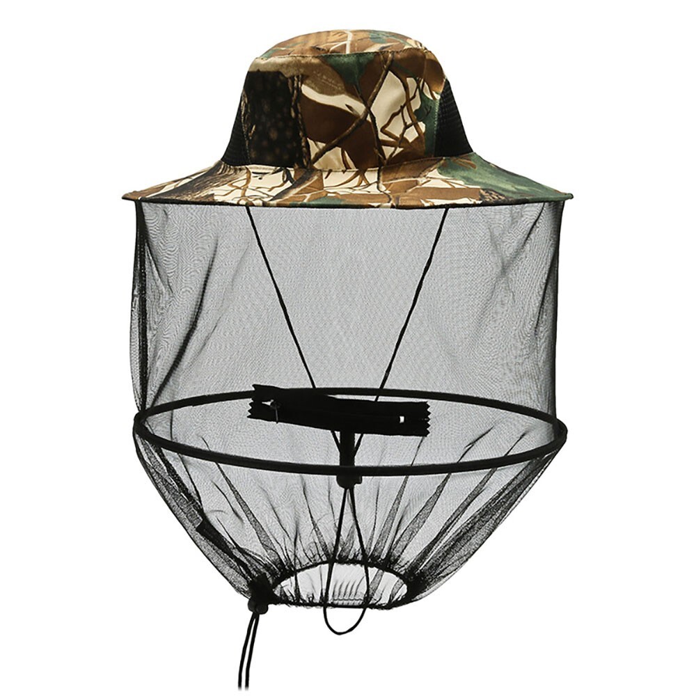 Mosquito Bug Fly Bee Insect Head Face Net Hat Sun Protection Fishing Hiking Cap