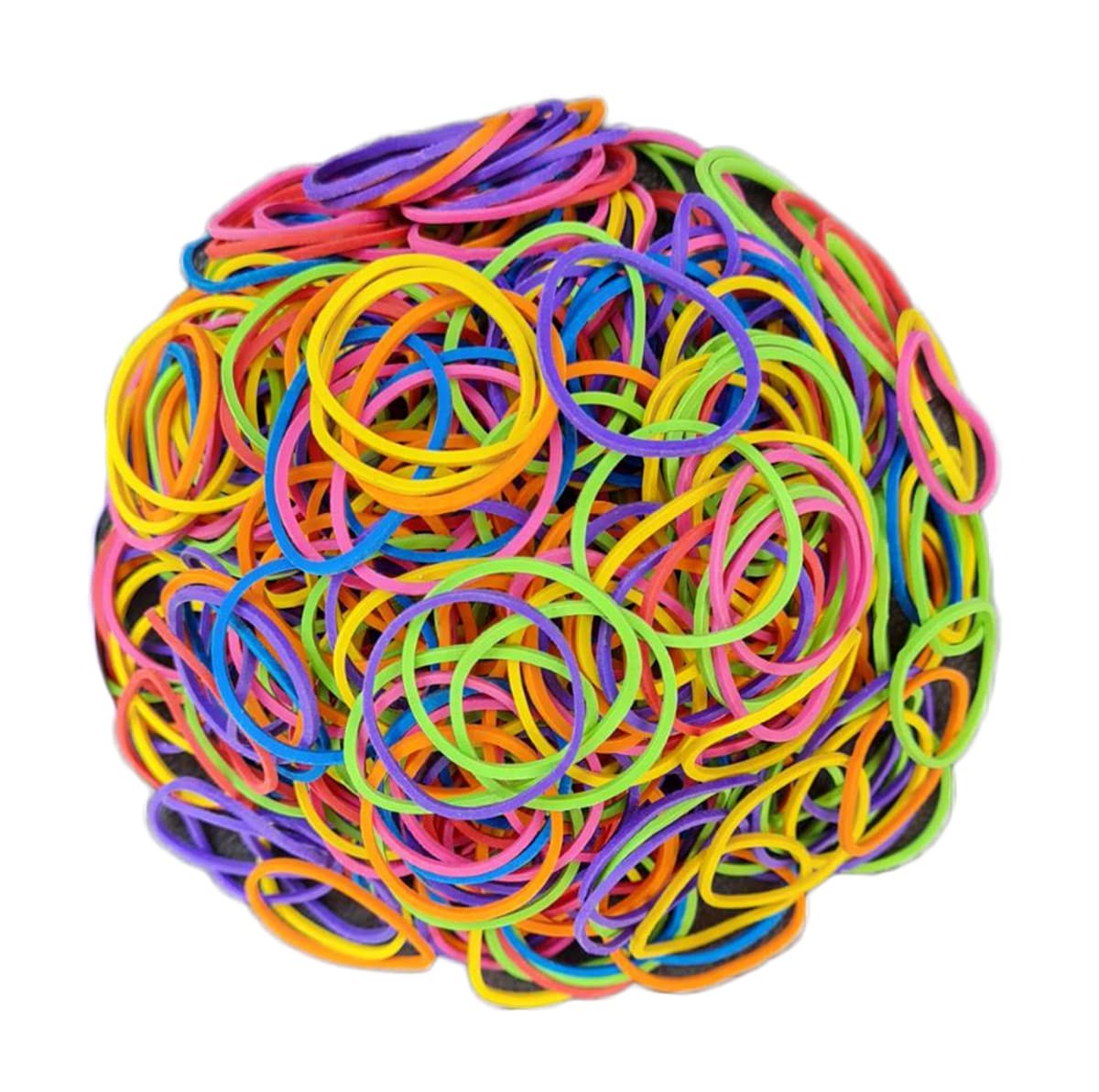 200 Pcs 1inch (2.5cm) Assorted blue, green, yellow, purple; red, oragne, pink