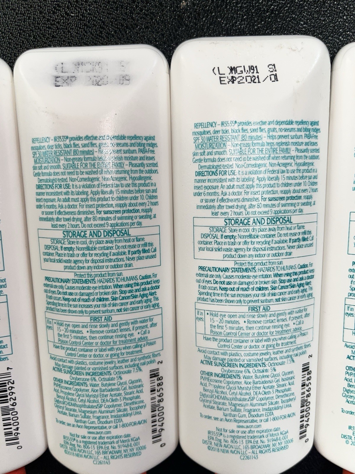 5- Avon Skin So Soft Bug Guard Plus Gentle Breeze Insect Repellent Lotion 4oz