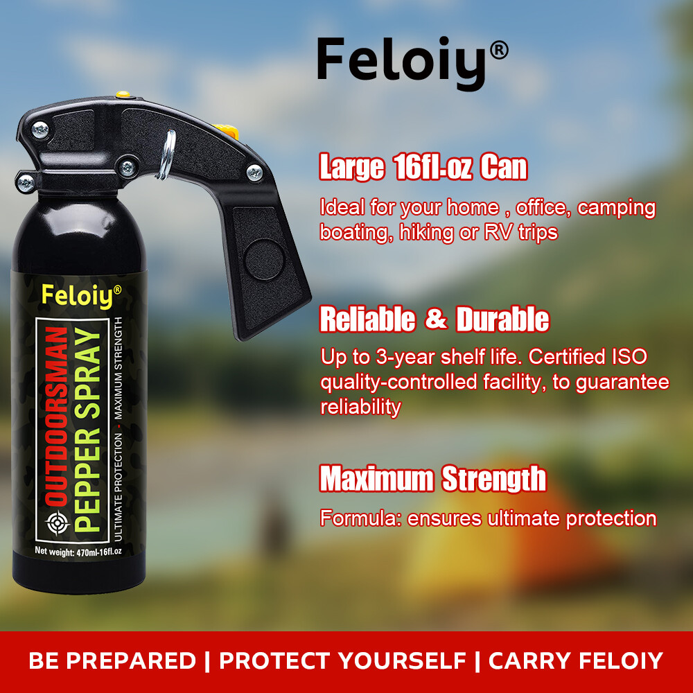 Outdoorsman 16 oz. Pepper Spray 30-Foot Range for Ultimate Protection