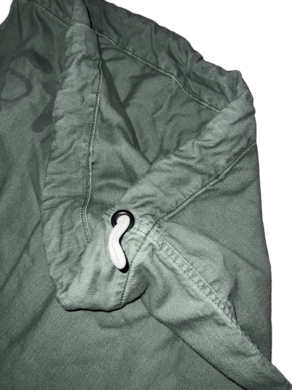 2 Used Vintage Military Issue Green Army Duffle Drawstring Bags