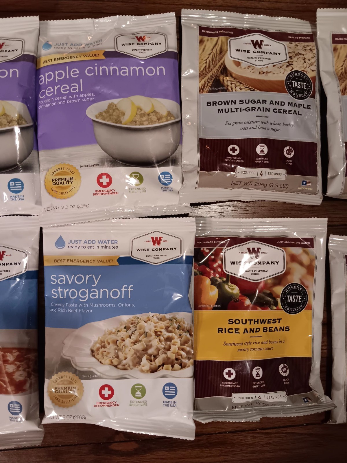 8lbs Camping Disaster Emergency Freeze Dried Food 78 Servings good for 10-15 yrs