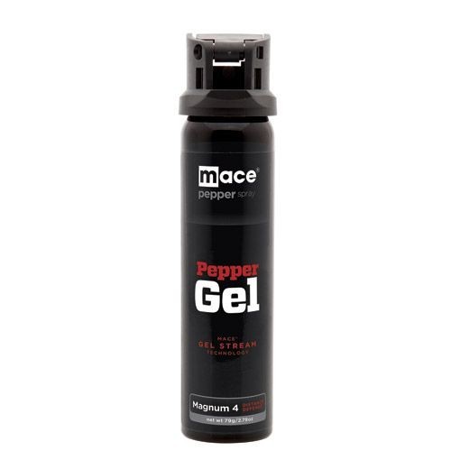 MACE 18 FT MAGNUM 4 DEFENSE Pepper STICKY GEL Spray FLIPTOP Self POLICE DEFENSE