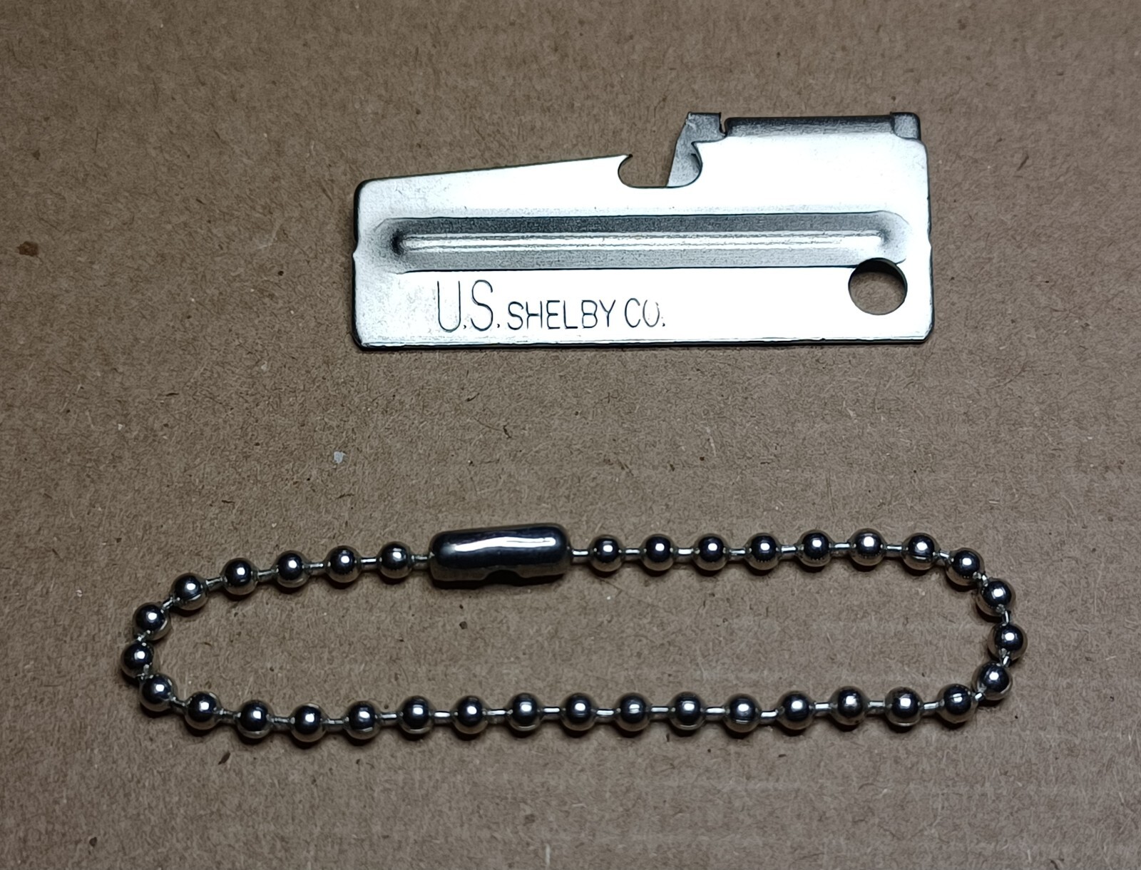 P-38 Original Military Can Opener Emergency Survival Tool with 4.5″ Chain