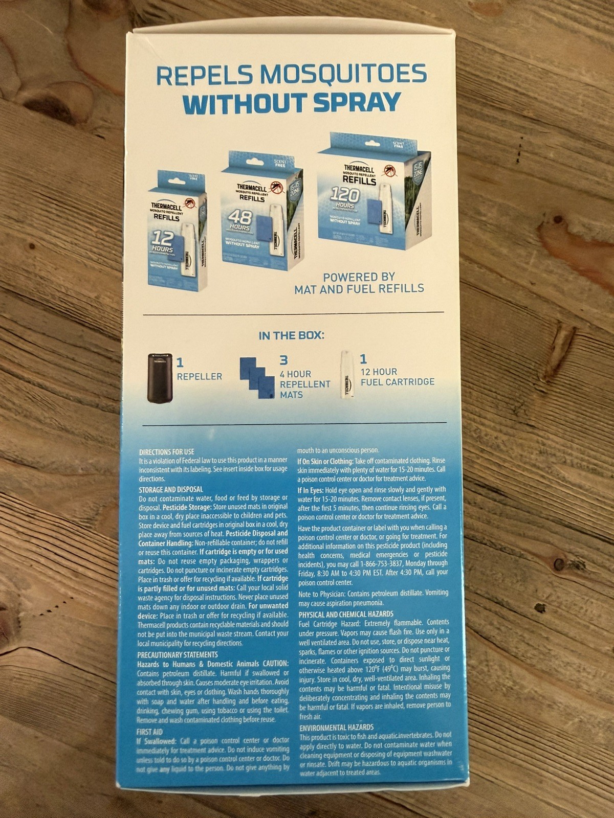 Thermacell Mosquito Repellent Patio Shield 15 Ft Zone, includes 3 refills