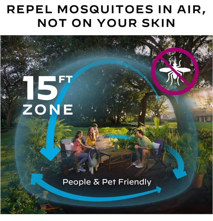 Thermacell Mosquito Repeller Patio Shield Brand New In Box Green