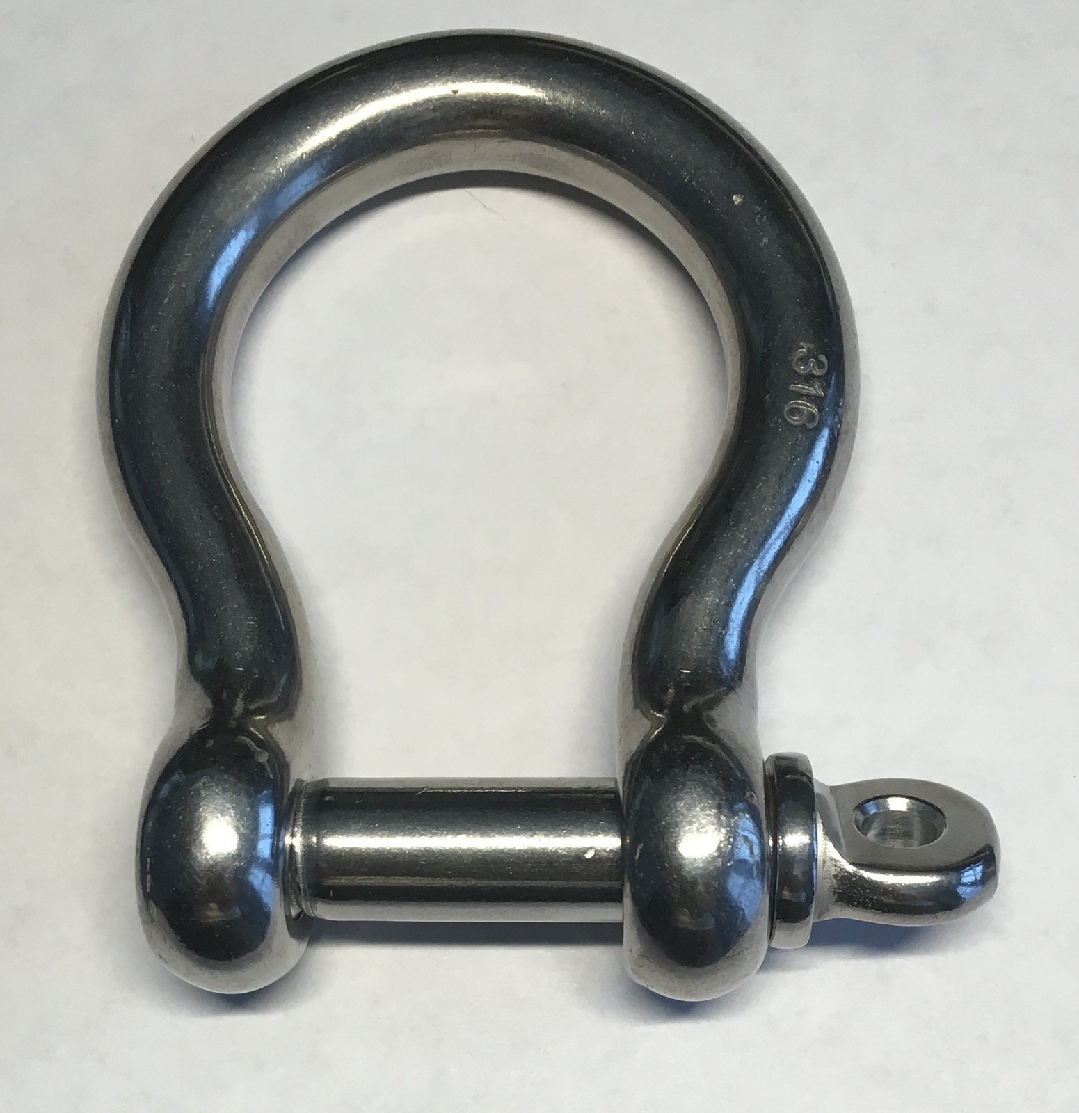 Bow Shackle 1/2 Inch Stainless Steel Marine Anchor Shackle