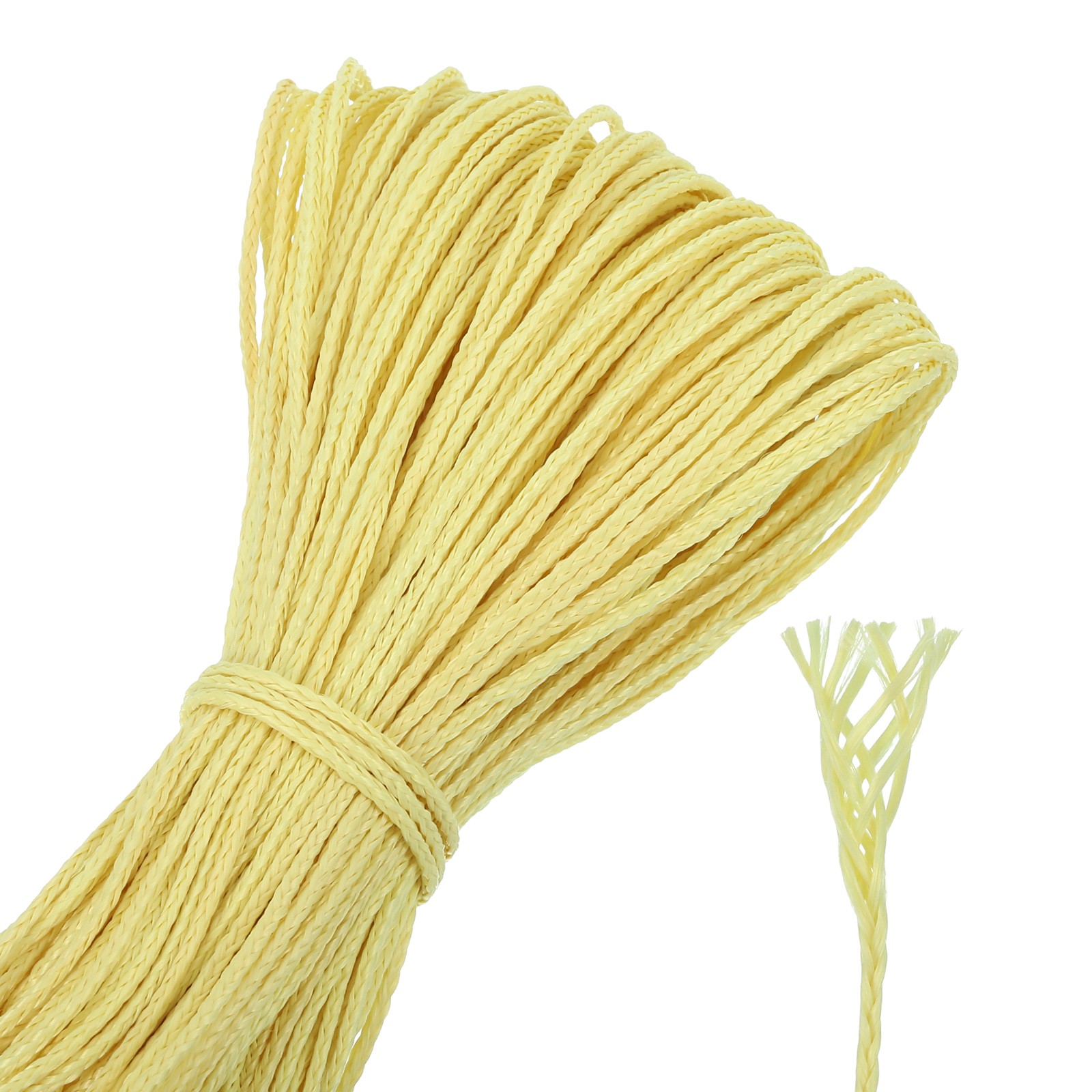 Yellow 150lb 1mm Diameter 100Ft Fishing Line Wind Chime String Kite Line