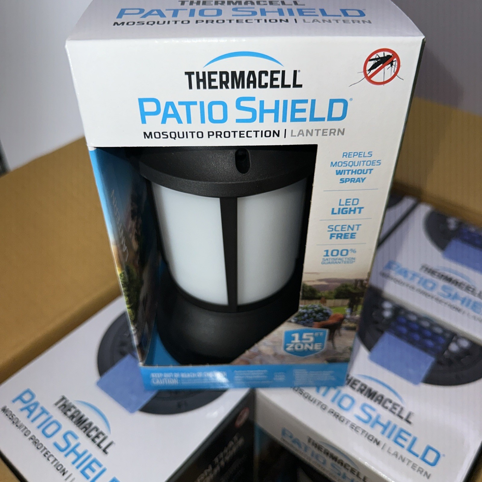 Thermacell Patio Shield Mosquito Protection Lantern 15ft Repellent Zone