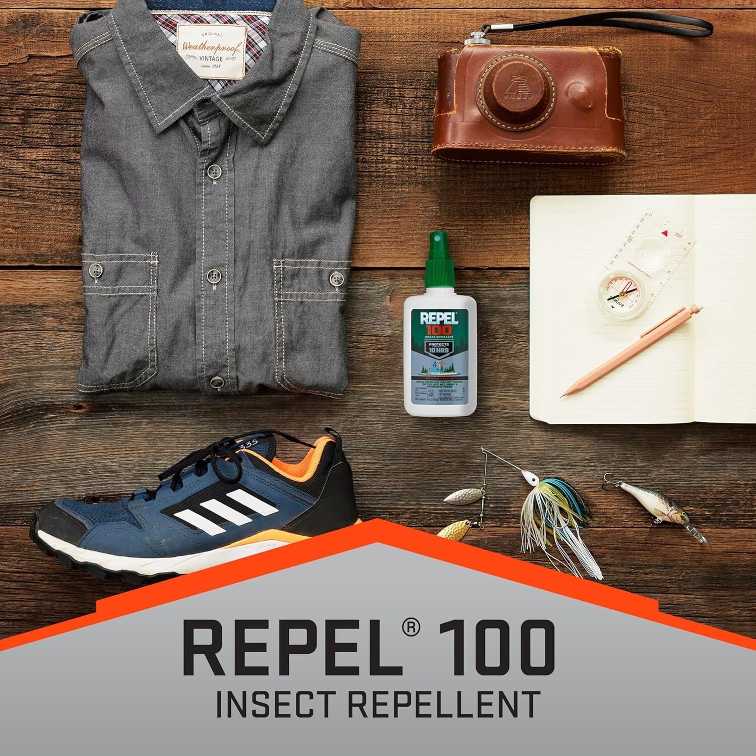 Repel 100 Insect Repellent, Pump Spray, 4-Fluid Ounces, 10-Hour Protection khry