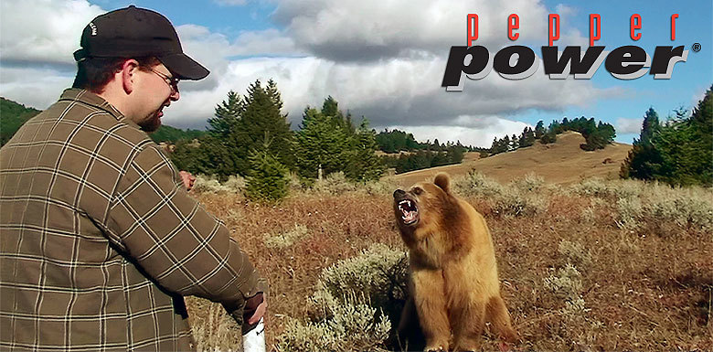 Lot of 2 UDAP Pepper Power Bear Spray w/ Holster 12VHP