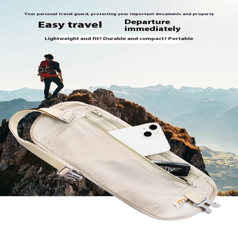 Invisible Travel Waist Packs Pouch For Passport Money Belt Bag Hidden Wallet