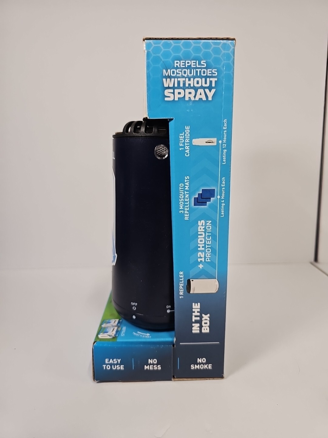 Thermacell Mosquito Repellent Patio Shield Midnight 15 Ft Zone Spray & Sent Free