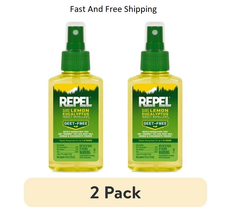 Repel Plant-Based Lemon Eucalyptus Insect Repellent, Mosquito Repellent, Pump Sp