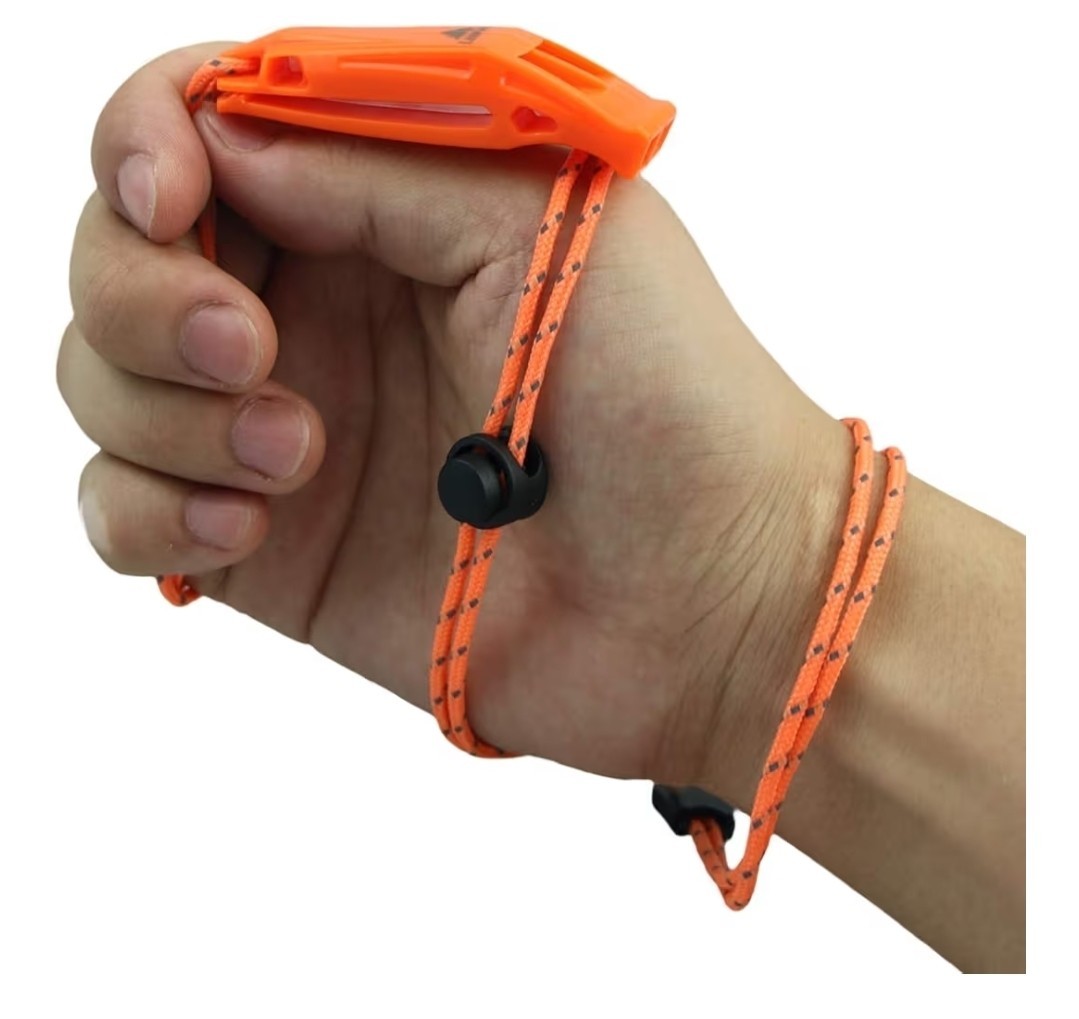 Safety Whistle Emergency Survival Gear with Lanyard, Loud Whistle Pack Of 2