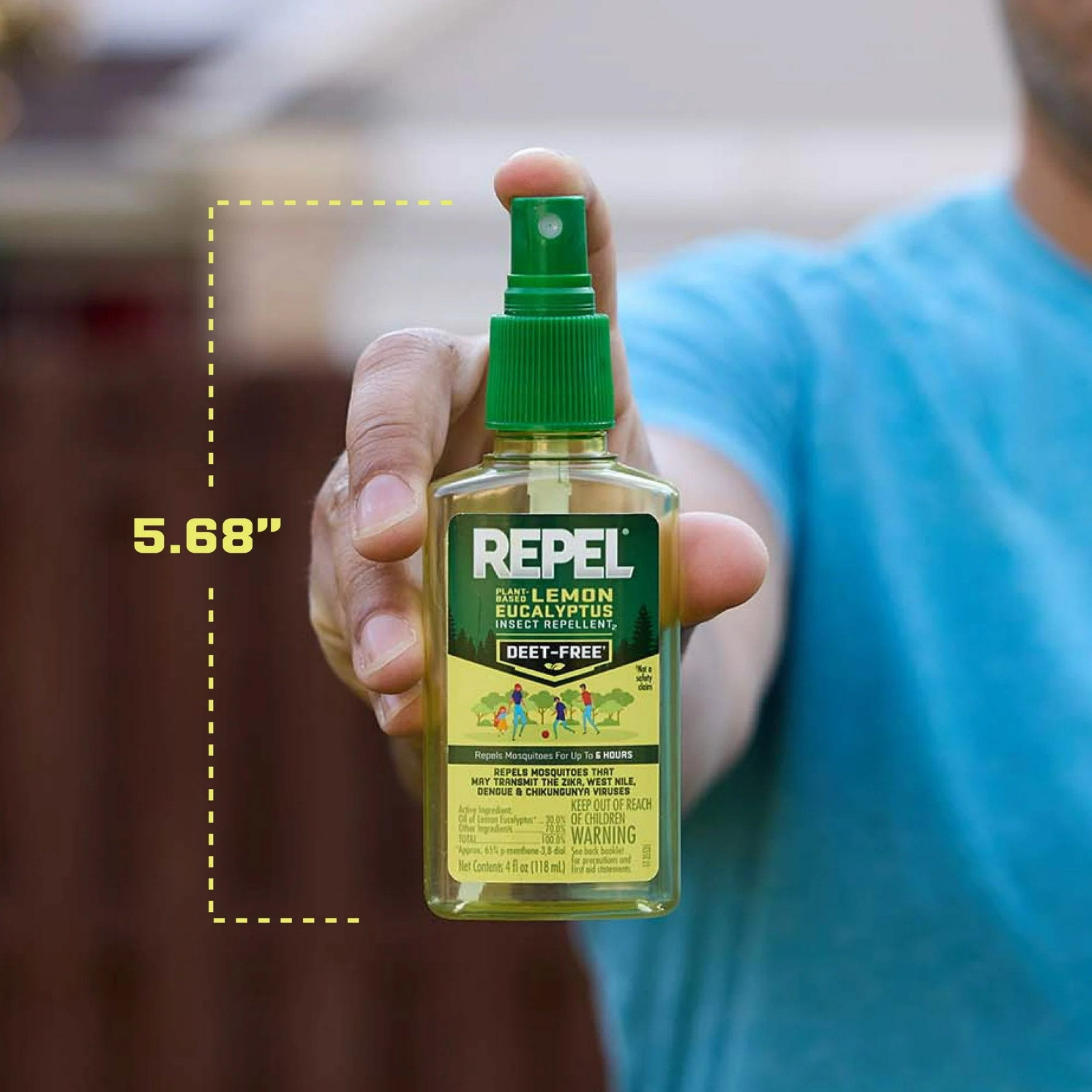 Repel Plant-Based Lemon Eucalyptus Insect Repellent, Mosquito Repellent, Pump Sp