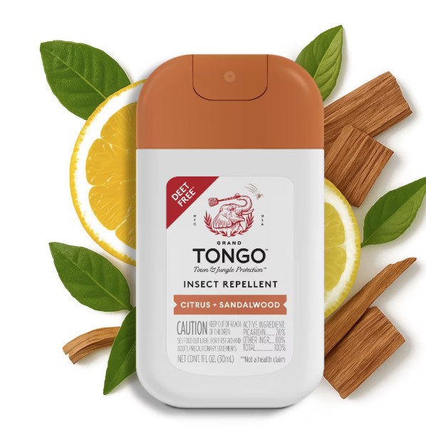 (3X) Grand Tongo Citrus Sandalwood Insect Mosquito Repellent Bug Spray 1 oz New