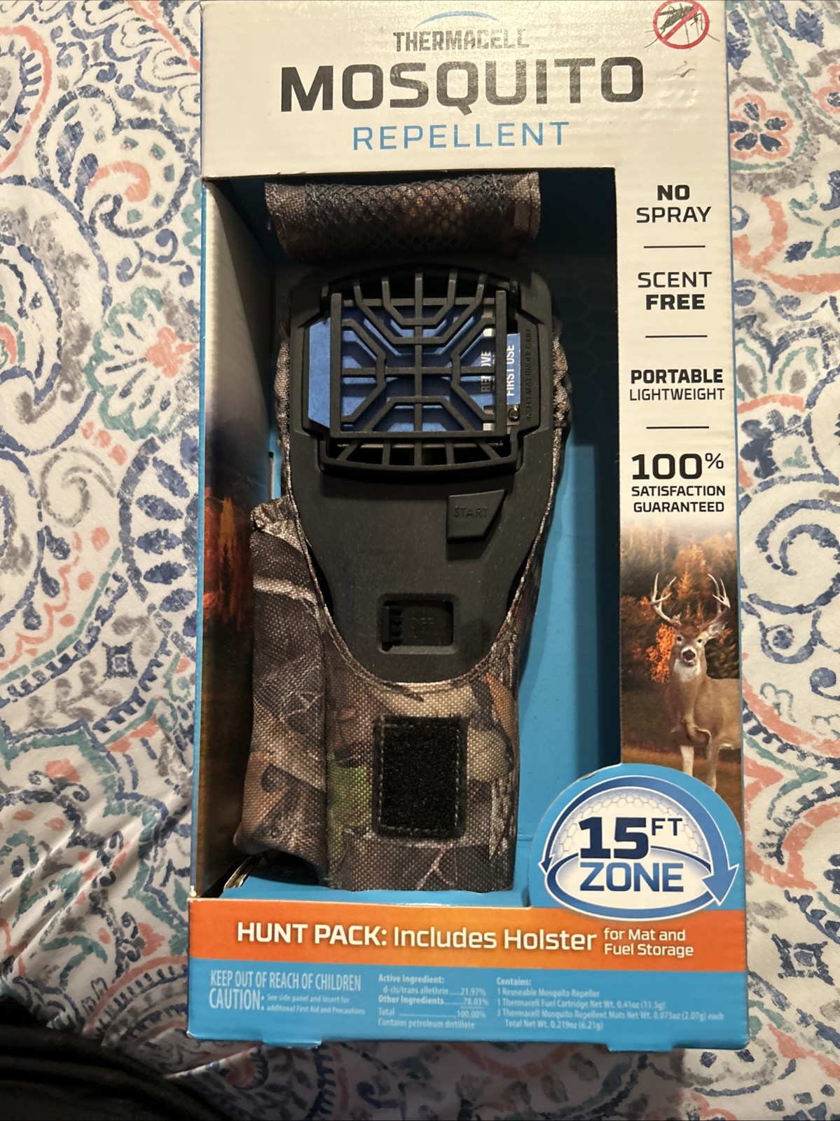 Thermacell MR300F Portable Mosquito Repeller, Hunt Pack w/Holster