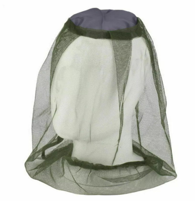 2Pcs Anti-Mosquito Bug Bee Insect Head Net Hat Cap Sun Protection Fishing Hiking