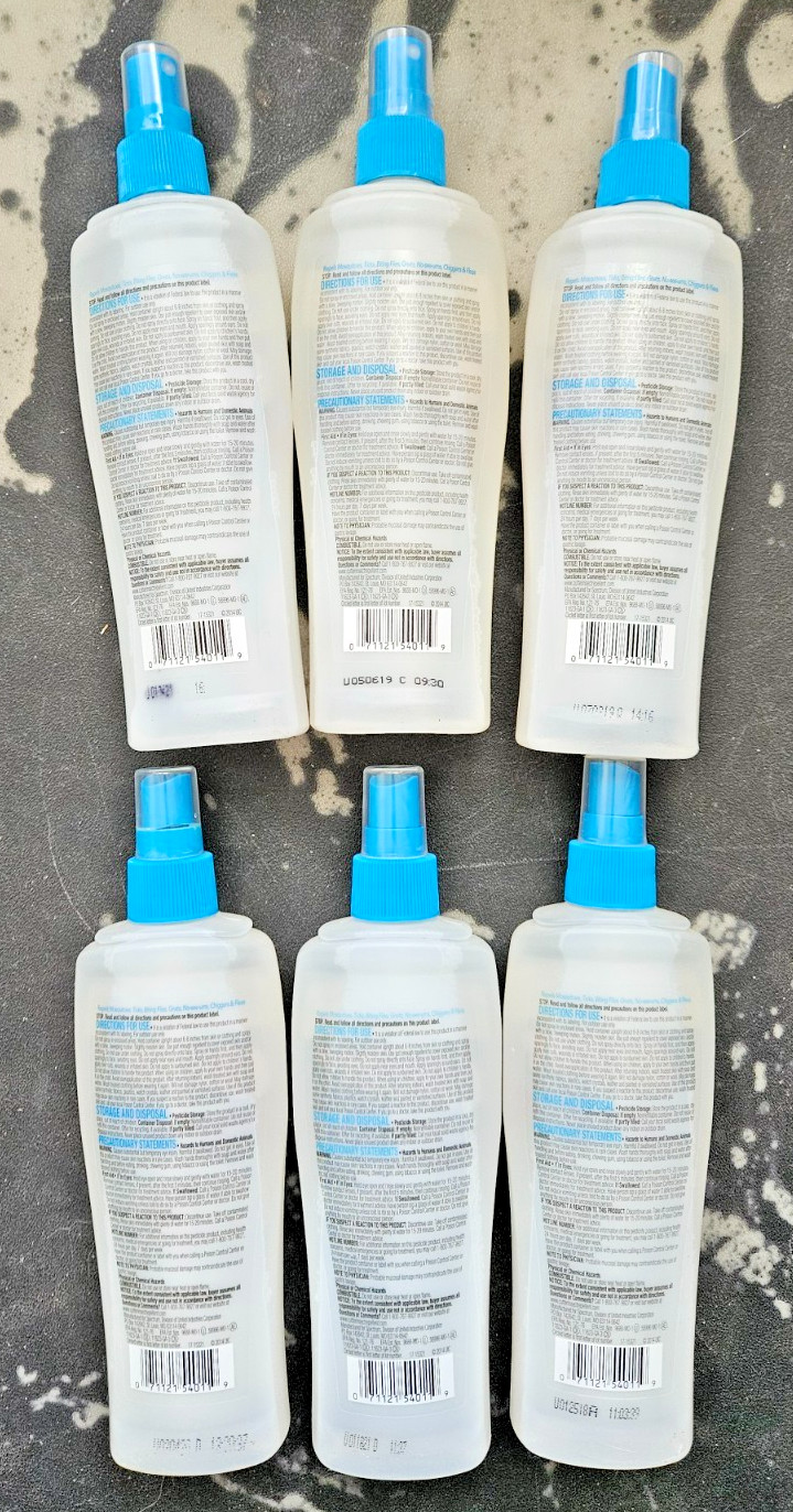 Cutter Skinsations Pump Spray Insect Repellent 7% DEET 7.5Oz 6 Pack