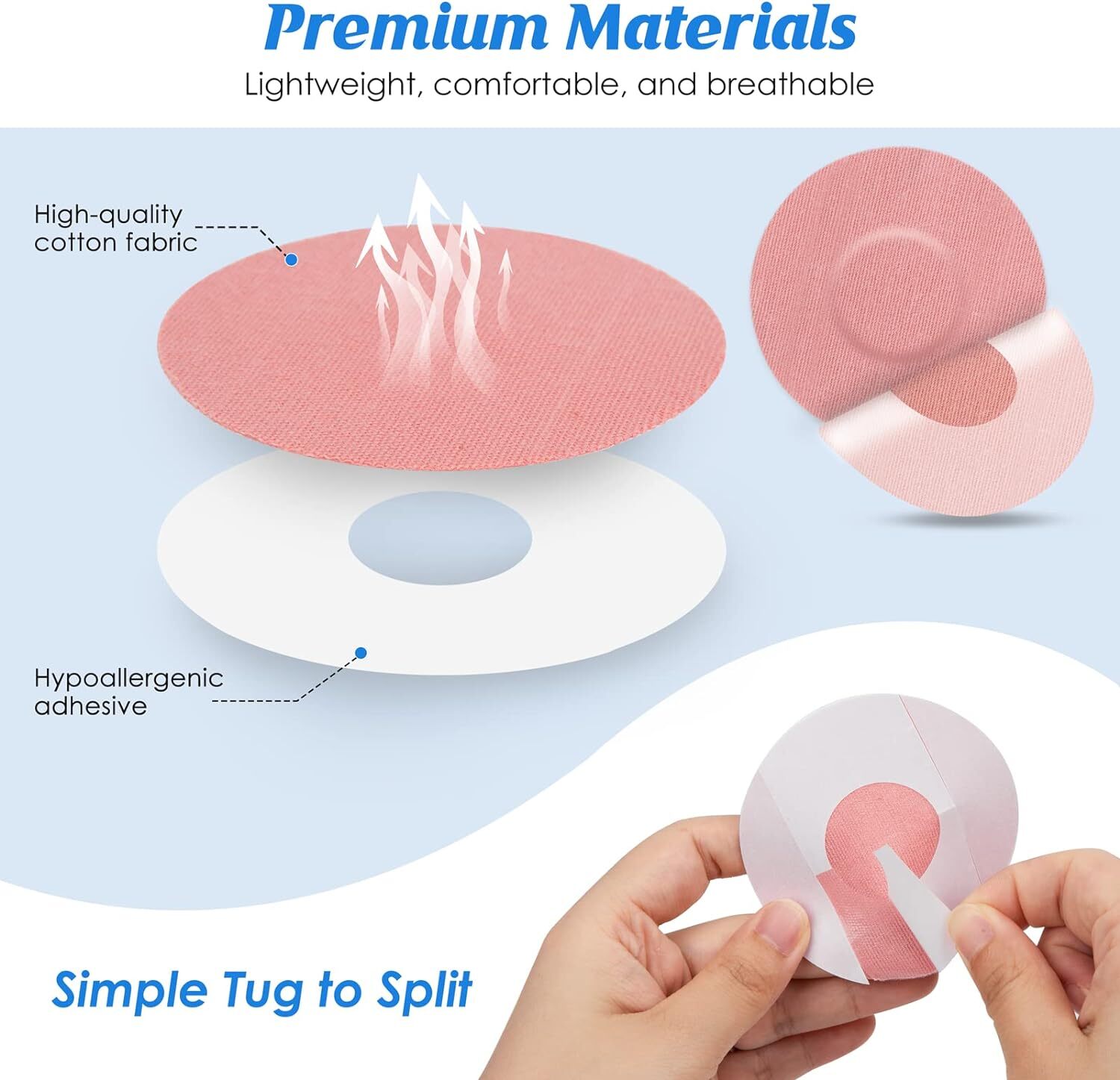 2-50 Packs For Freestyle Libre Sensor Covers Waterproof Adhesive Patches Sticker