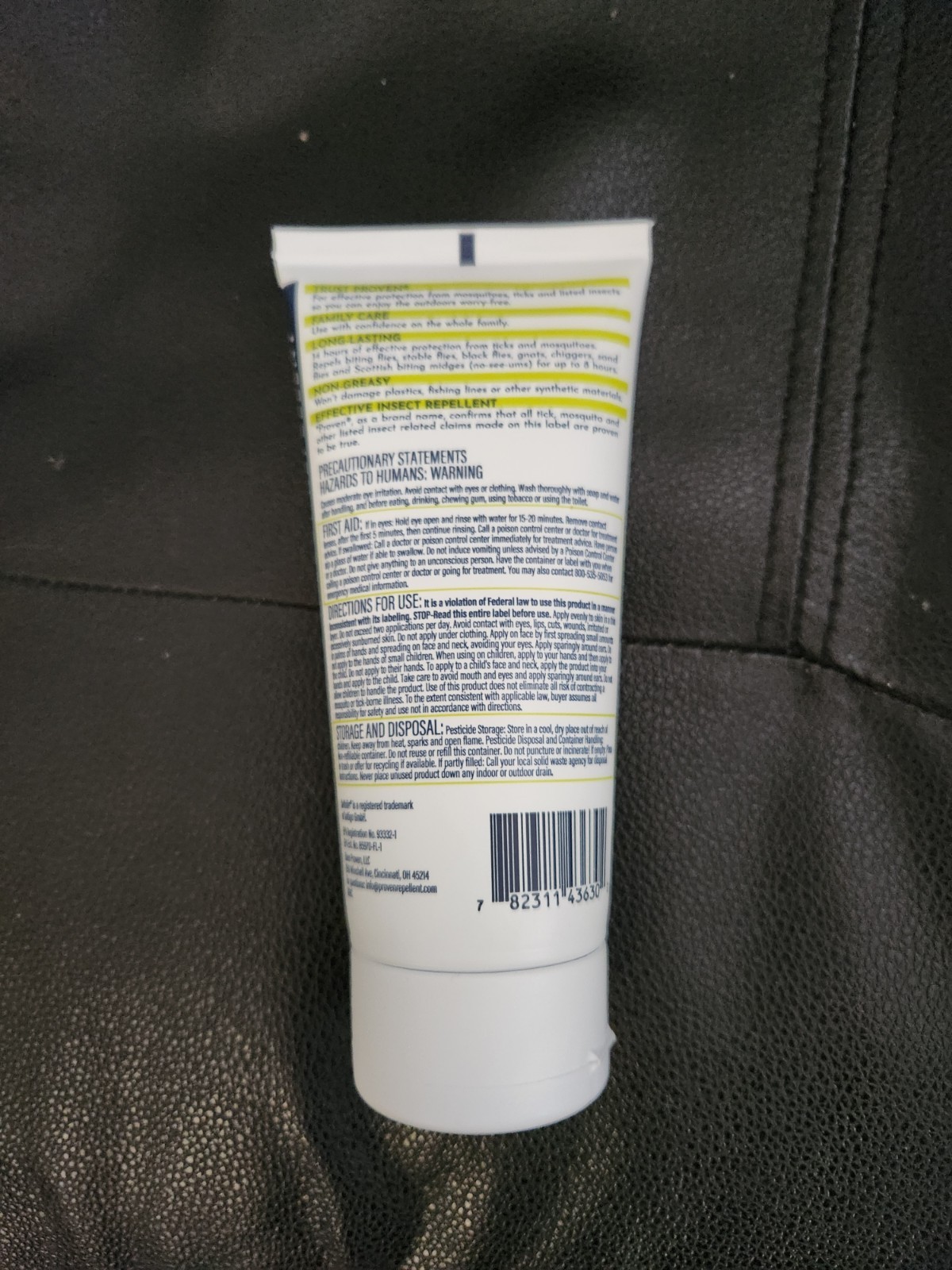 Proven 12 Hour Insect Repellent Lotion Mosquitoes Ticks Odorless 6 oz NEW