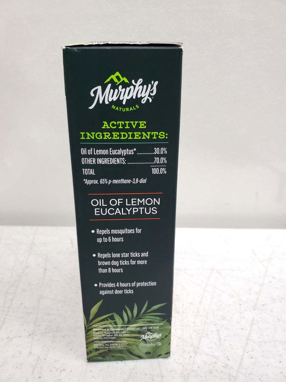 3 PACK Murphy’s Mosquito & Tick Repellent Sprays Naturals Lemon Eucalyptus Oil