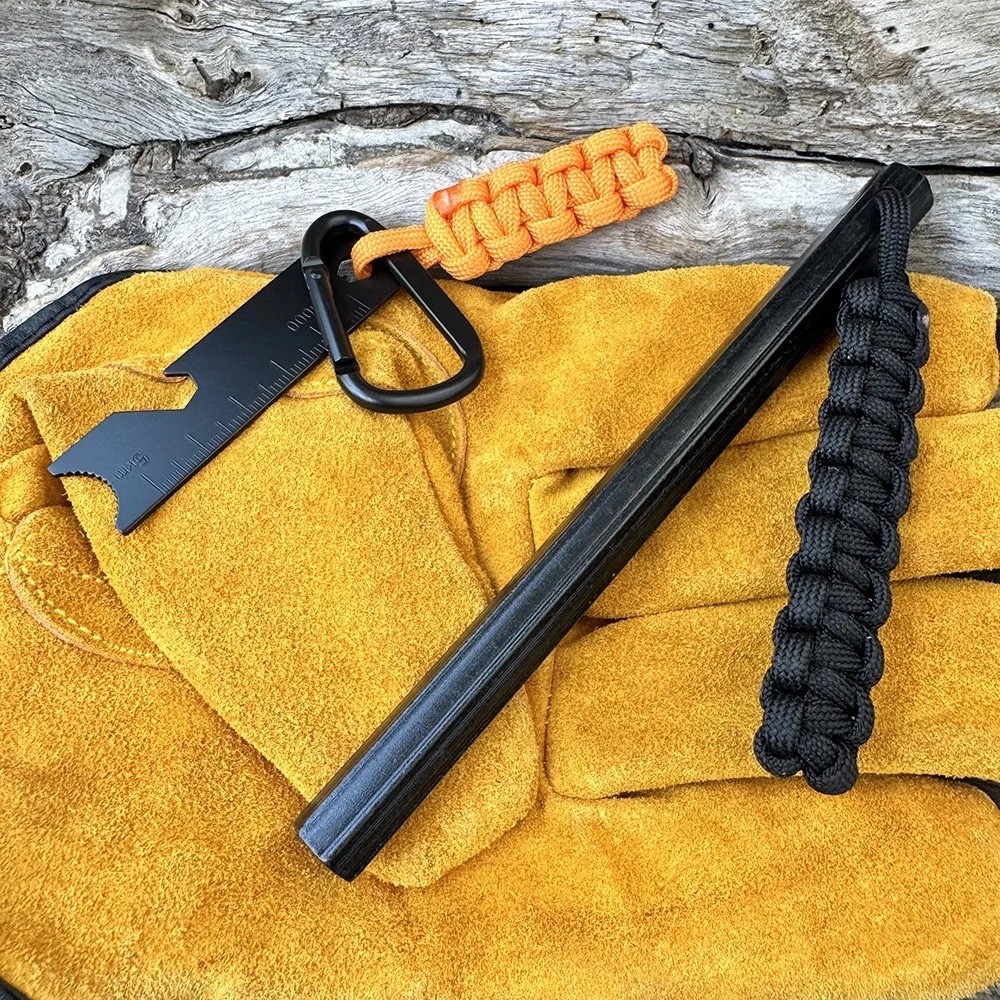 Survival Fire Starter Magnesium Flint Rod, Portable Emergency Fire Set