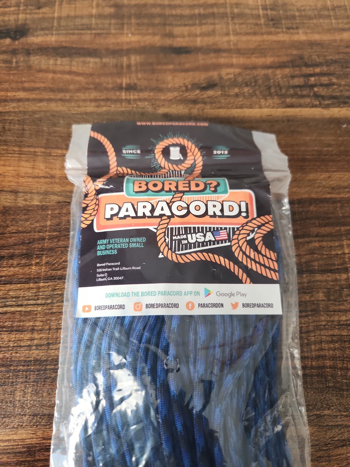 LOT: 6 New Paracord Packages – 2.5 lbs